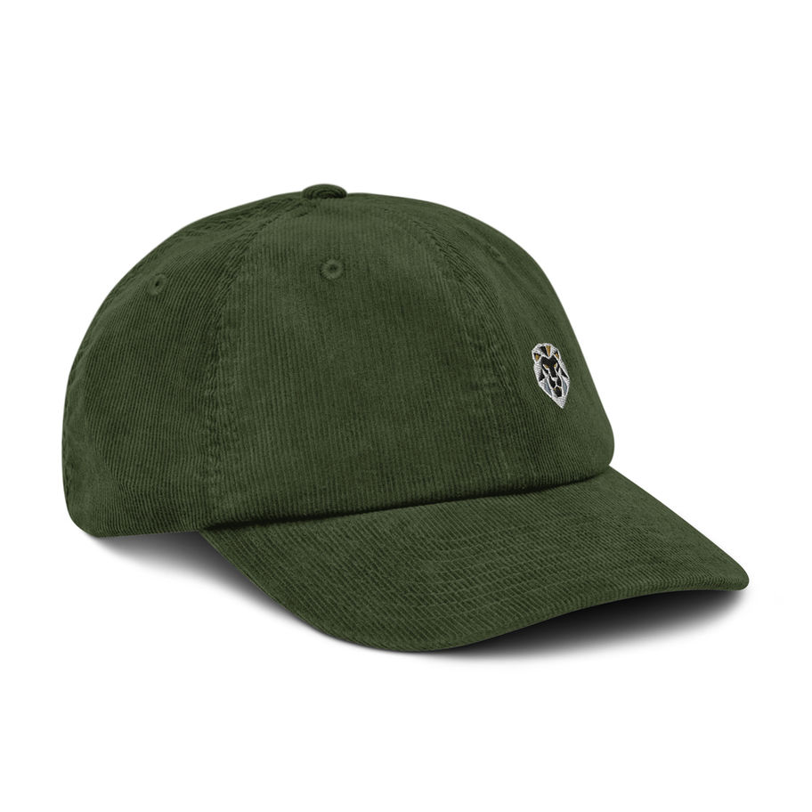 Green Make an Impact Embroidered Corduroy Hat
