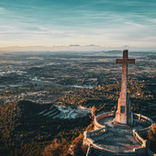 Photograph of a cross on Mallorca by photographer Siedse Jan Jansen