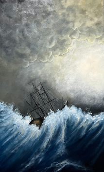 Artist in Mallorca specialising in portraits of dogs in oil paint Natalia Aguilar Buy art by contacting sharon@artistsofmallorca.com or contact the artist directly