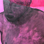 Mixed media on wood painting of Tarab by Mallorca artist Emma Garcia Terrades