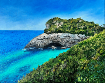 Artist in Mallorca specialising in portraits of dogs in oil paint Natalia Aguilar Buy art by contacting sharon@artistsofmallorca.com or contact the artist directly
