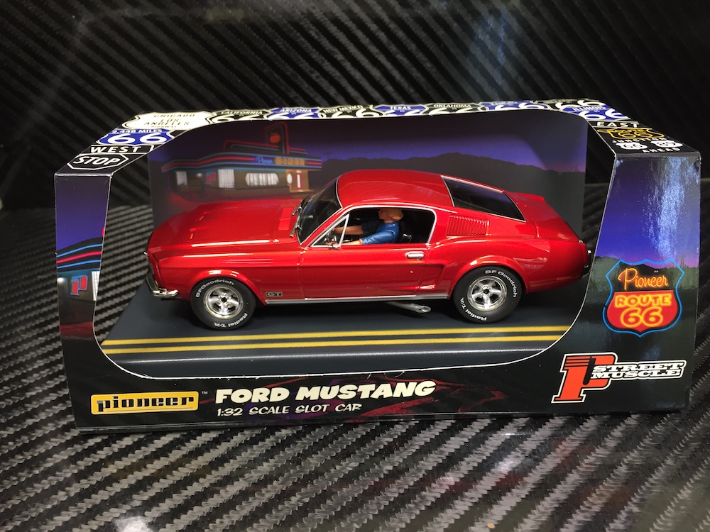 P057 Candy Red 'Route 66' Mustang