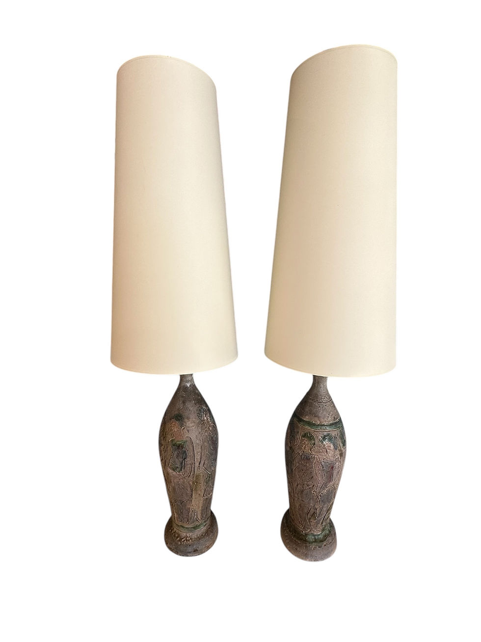 Thumbnail: Pair of Mid Century Lamps