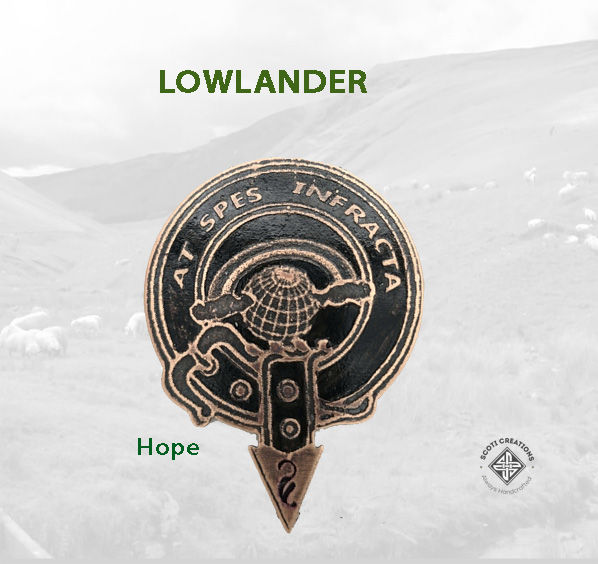 Clan Hope Badge, Scottish Lowland Clan