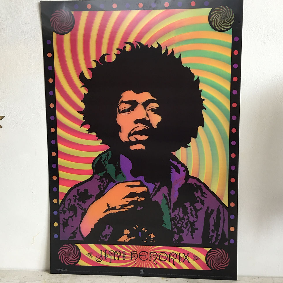 Thumbnail: Jimi Hendrix vintage hologram poster