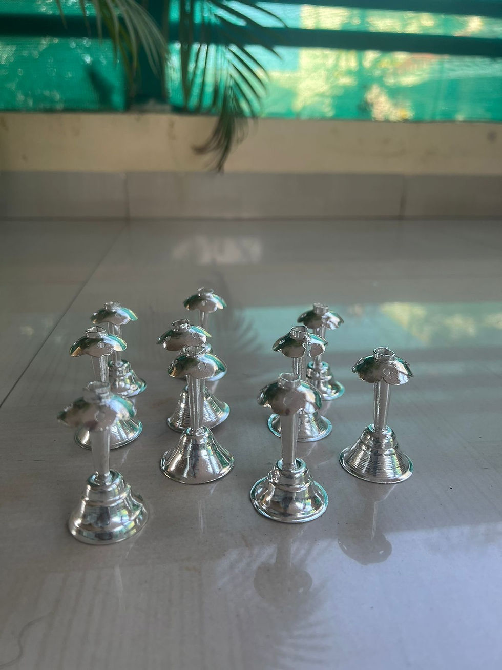 Thumbnail: Bell + incense holder 2 in 1 stand (set of 10)