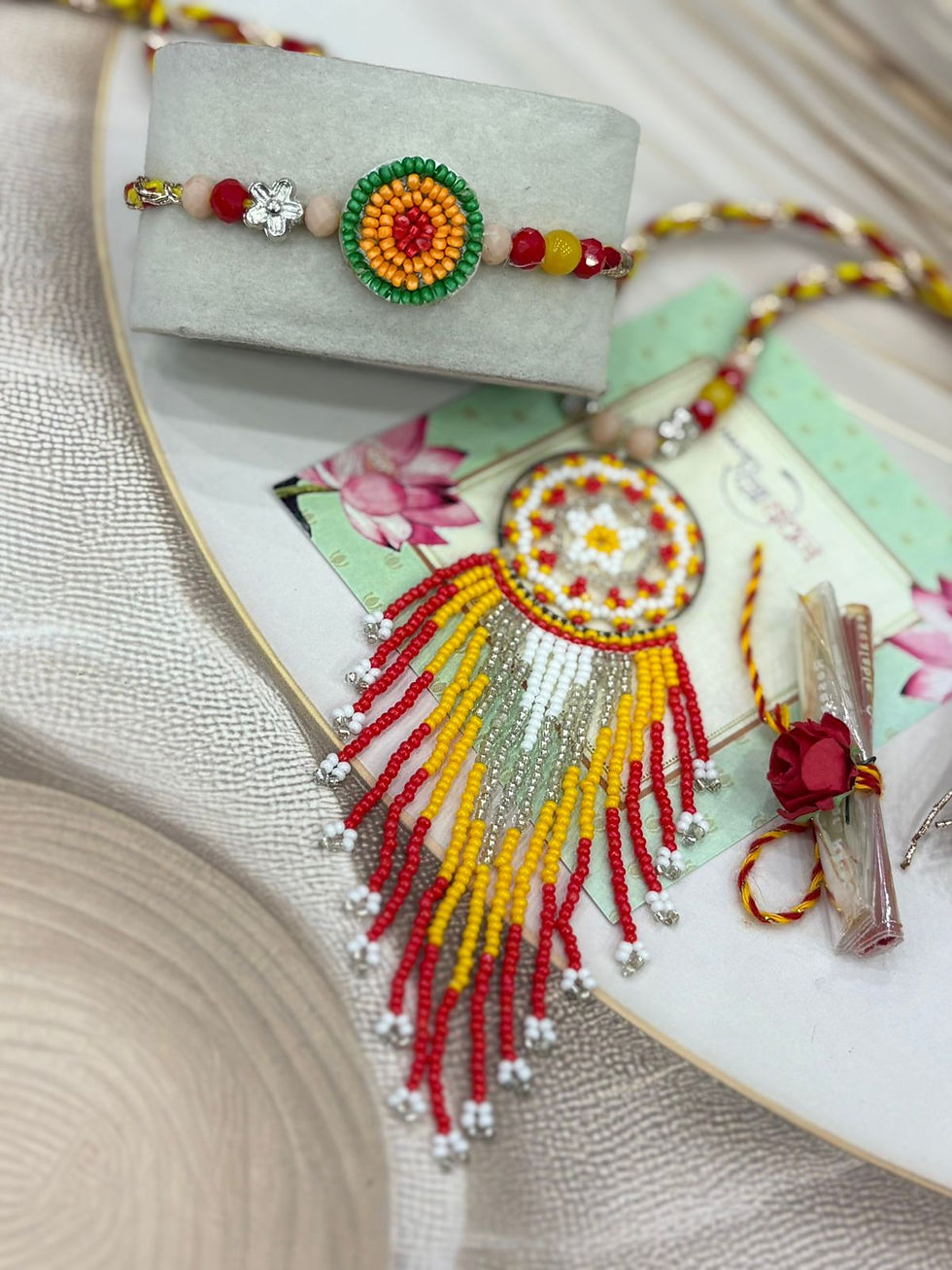 Thumbnail: Dreamcatcher Rakhi Set