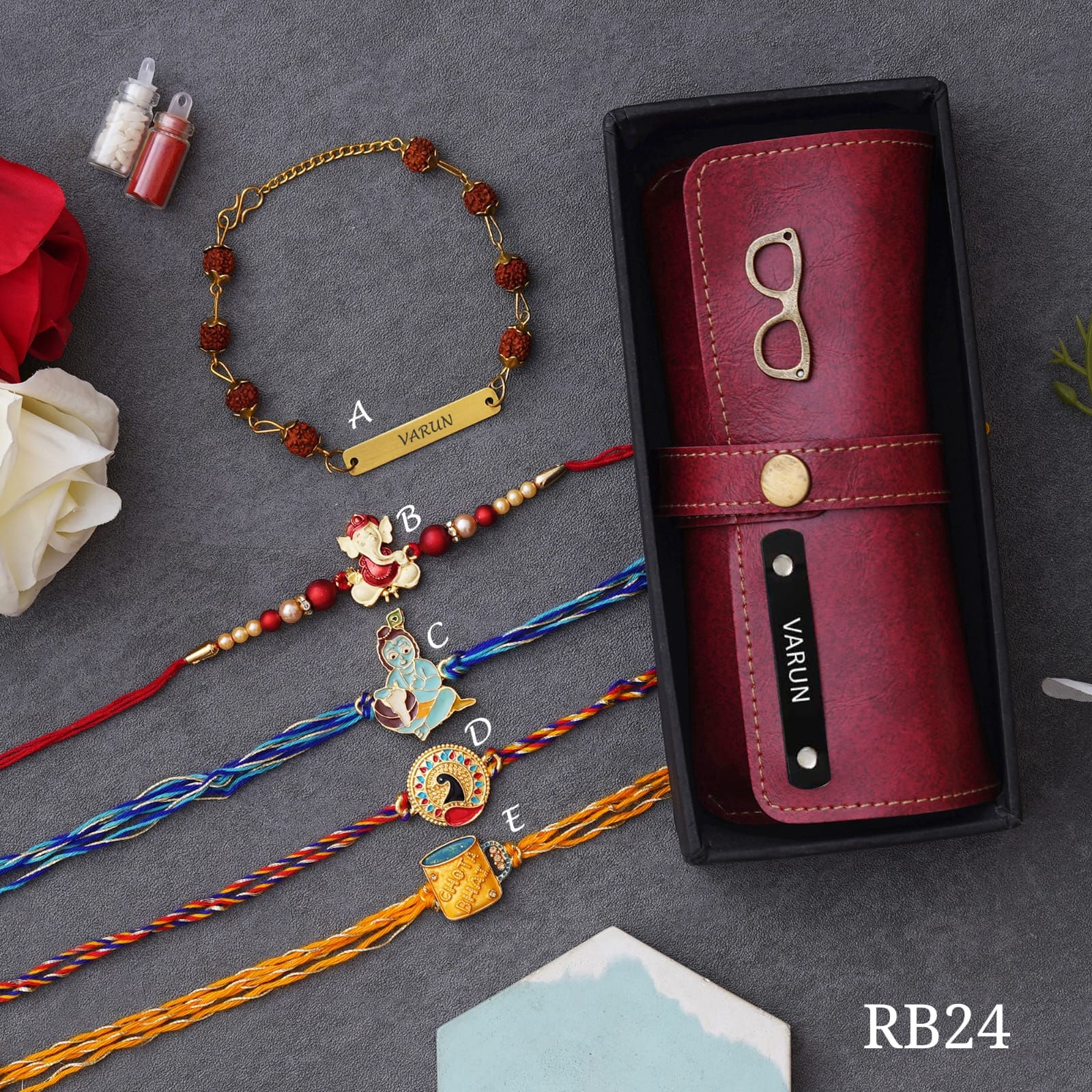 Eyeware case with Rakhi