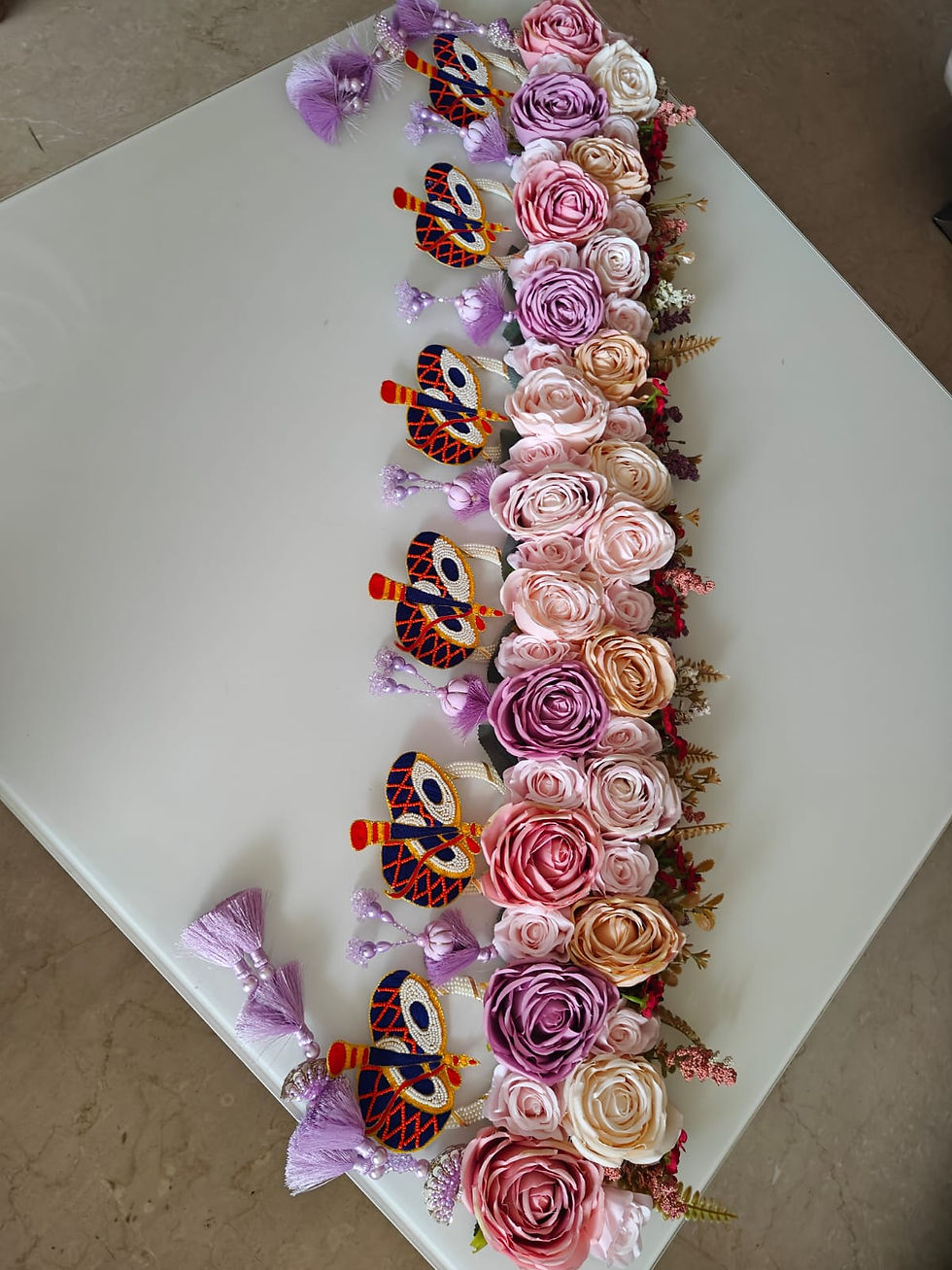 Thumbnail: Floral toran with lotus