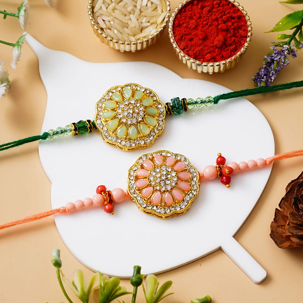 Thumbnail: 2 slot watch organiser with rakhi