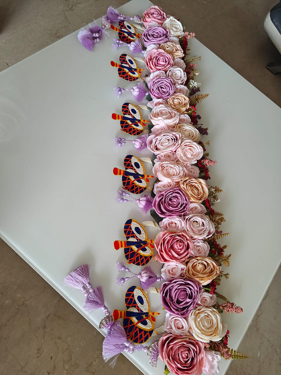 Thumbnail: Floral toran with lotus