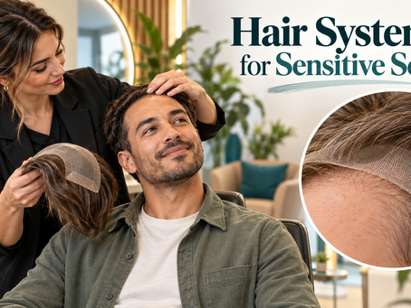 Are Hair Systems Safe for Sensitive Scalps?