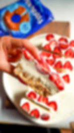 Protein Strawberry Pretzel Salad