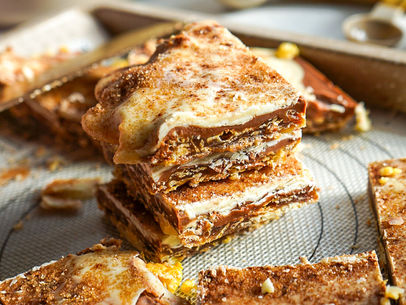Hazelut Churro Toffee Cereal Bark