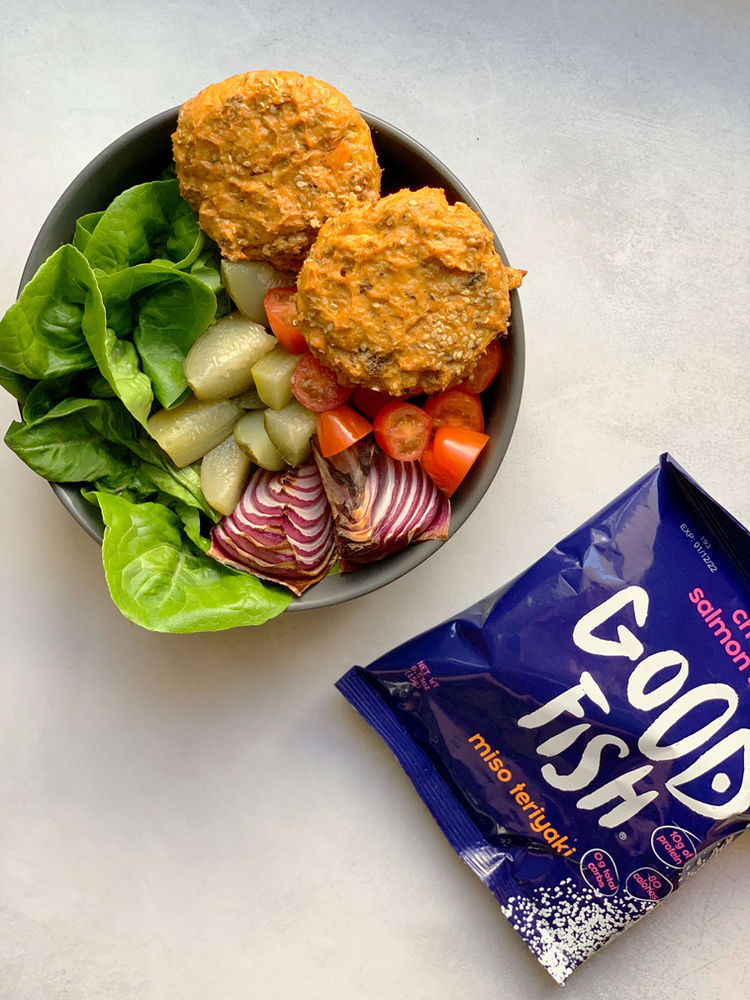 Miso Teriyaki Salmon Burgers (Keto & Gluten Free)