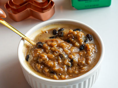 Gingerbread Oatmeal Raisin Cookie Dough Oats