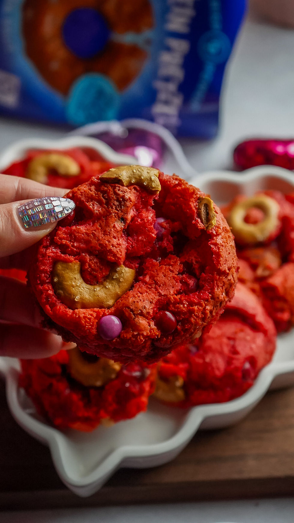 Kitchen Sink Protein Cookies (Valentine’s Day Recipe)