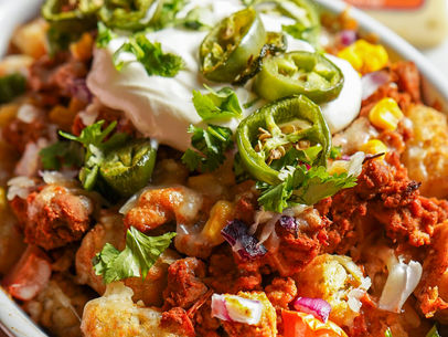 Loaded Tater Tot Nachos