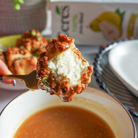 Miso Pear Glazed Paneer