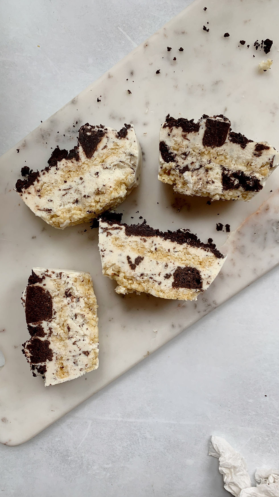 Keto Chocolate Mint Ice Cream Marshmallow Crispy Bars