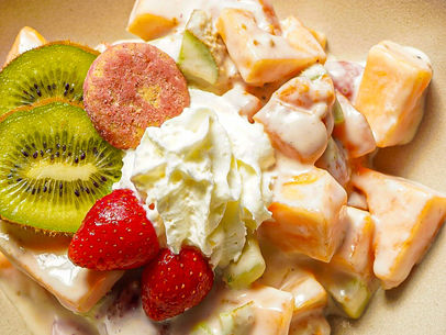 Strawberry Crumble Fruit Salad