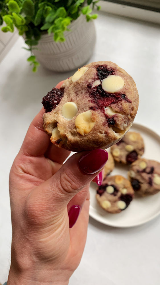 White Chocolate Blackberry Blondies