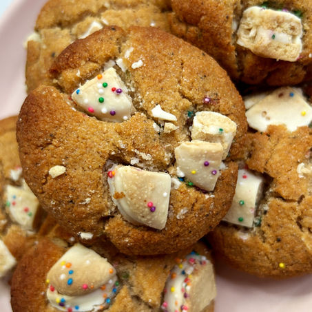 Circus Sprinkle Chewy Cookies