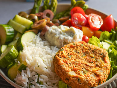 California Garden Greek Bowl