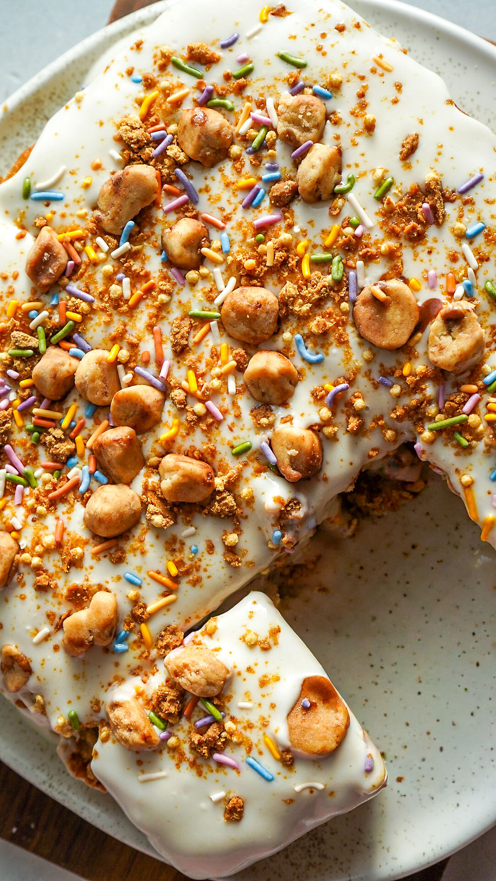 Peanut Butter Cookie Dough Birthday Cake