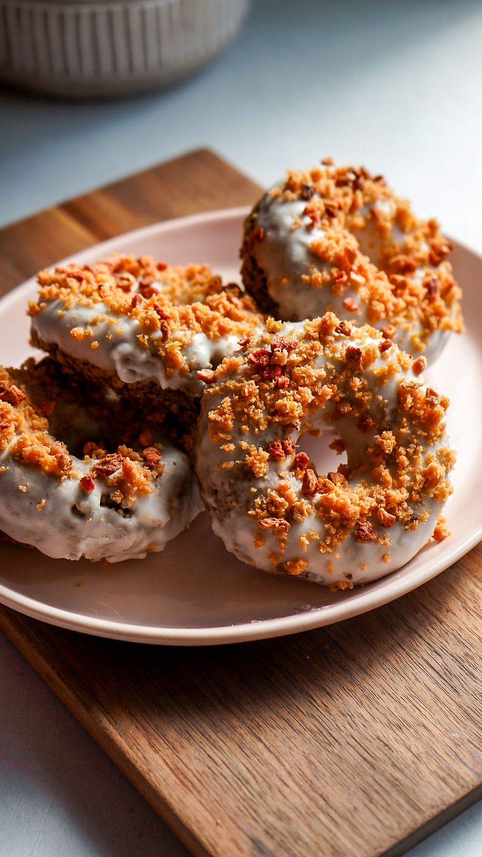 Strawberry Crunch Protein Buttermilk Donuts