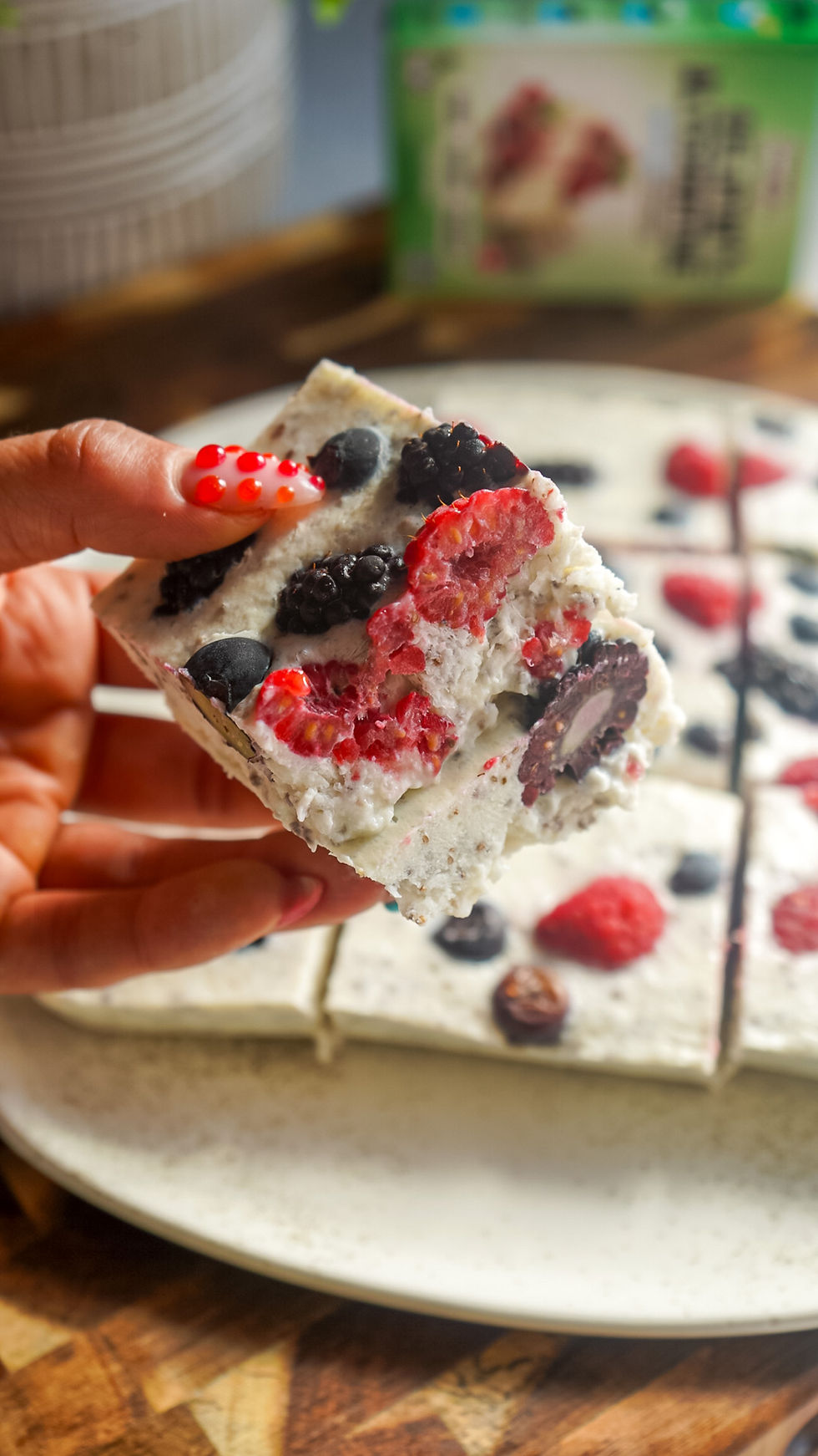 Chia Yogurt Gelatin Bites