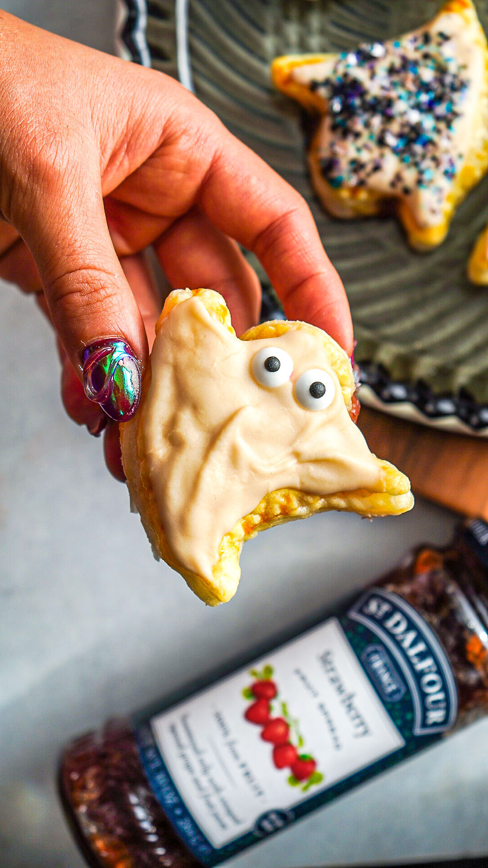 Ghost Strawberry Hand Pies