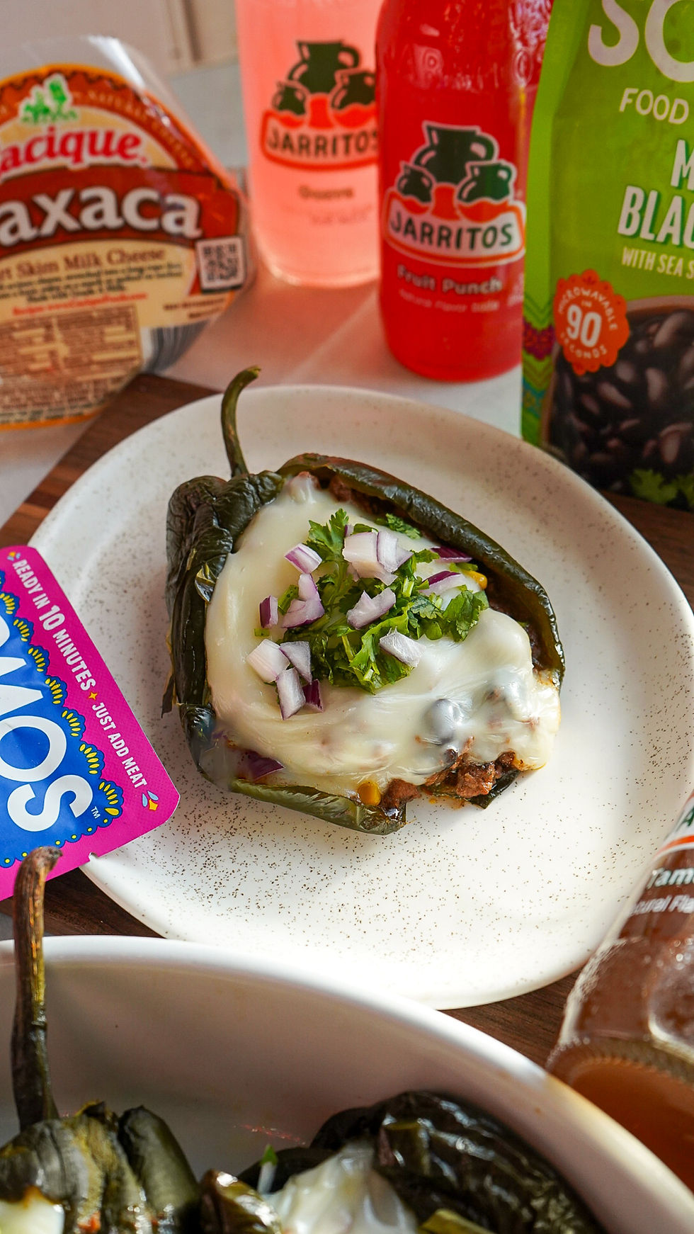 Stuffed Poblano Peppers