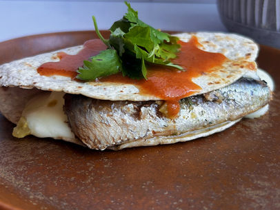 Jalapeño Ranch Sardines Quesadillas