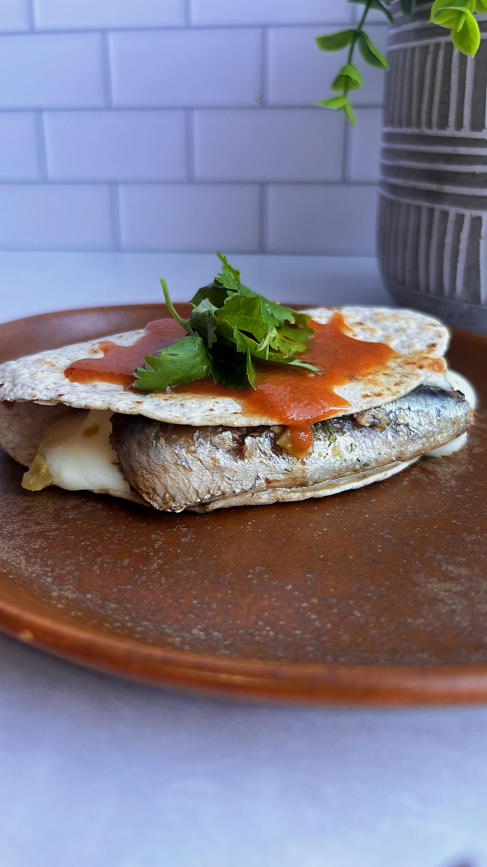Jalapeño Ranch Sardine Quesadillas