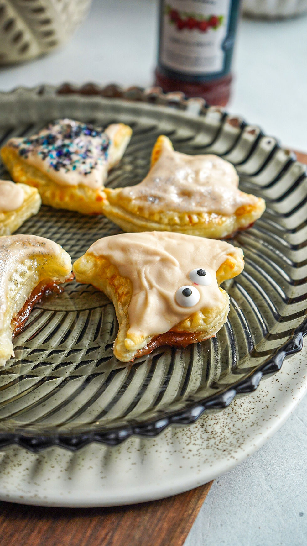 Ghost Strawberry Hand Pies