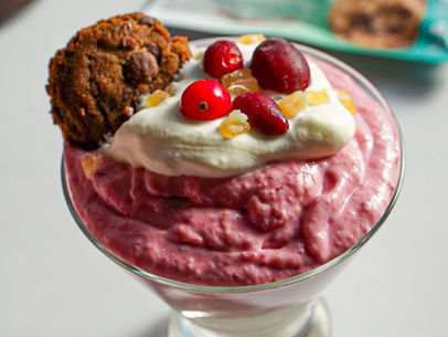 Cranberry Cookie Vegan Mousse
