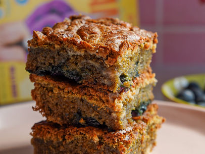 Blueberry Cheesecake Blondies