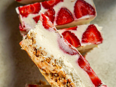 Protein Strawberry Pretzel Salad