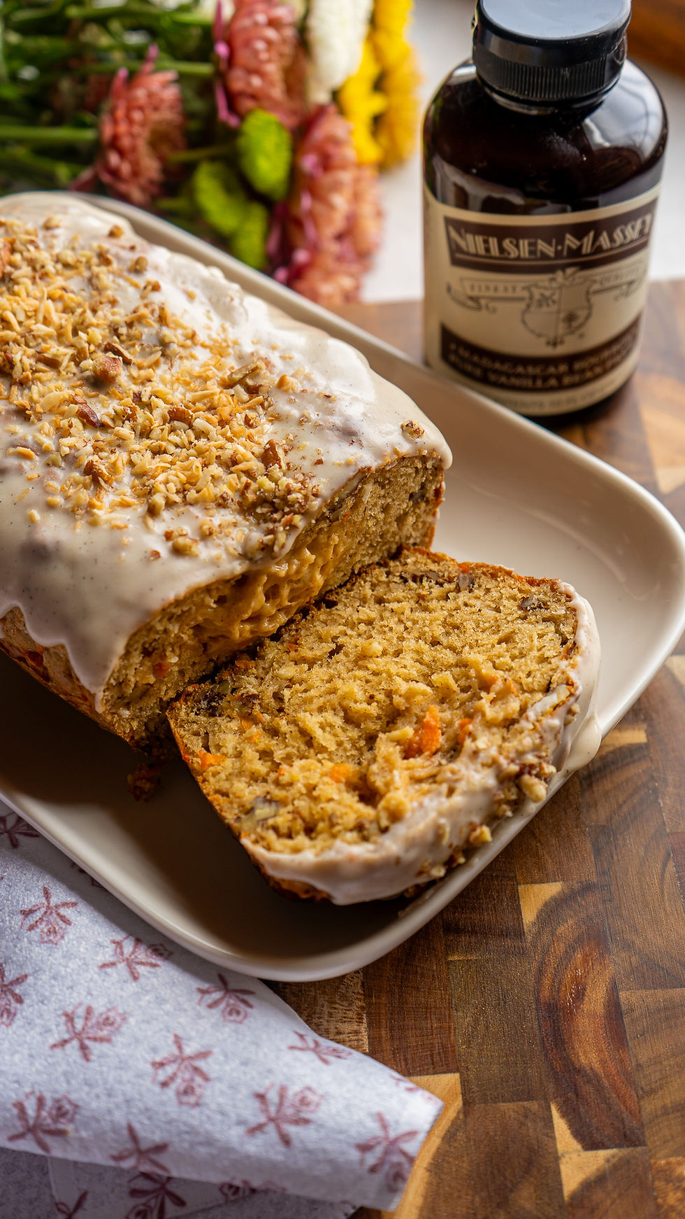 Carrot Cake with Cream Cheese and Vanilla Bean Frosting