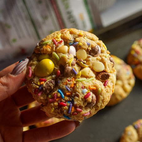 Easter Egg Funfetti Protein Cookies