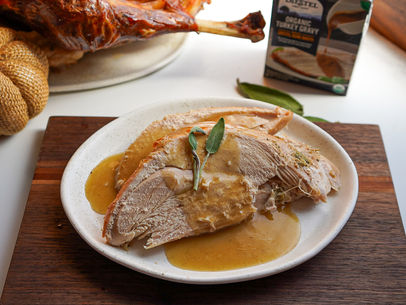 Apple Sage Jalapeño Baked Turkey