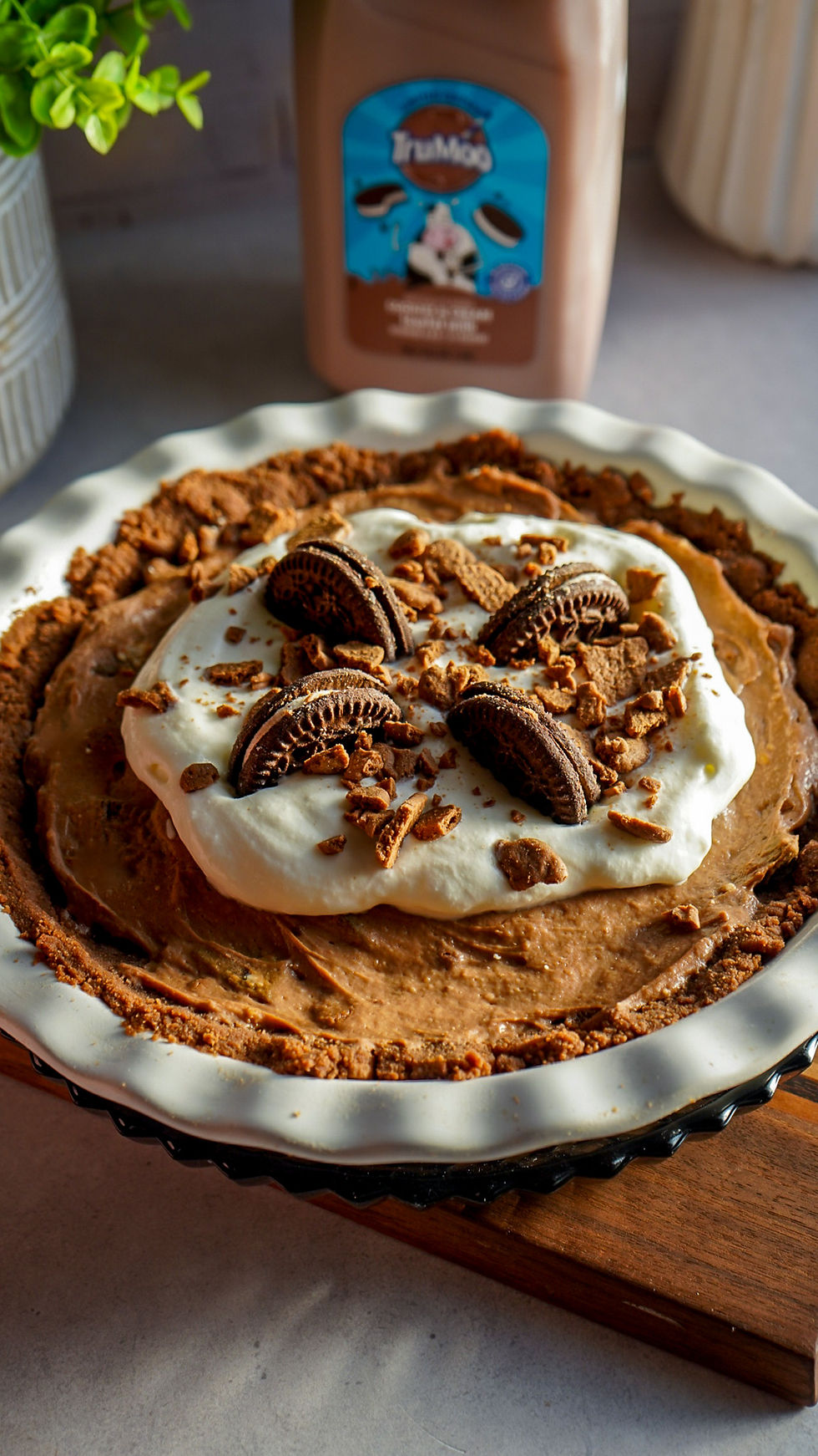 Cookies & Cream No Bake Pie