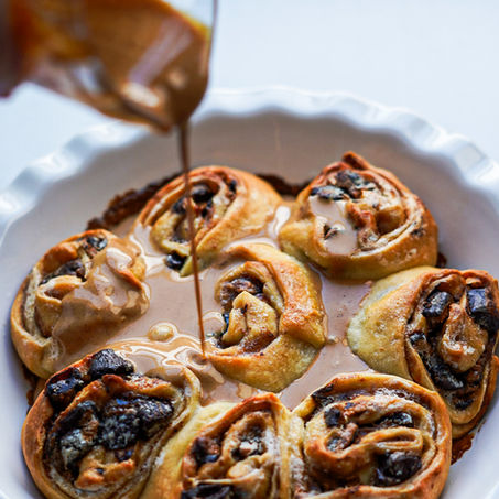 Peanut Butter Cup Cinnamon Rolls