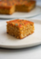 Macaroon Birthday Snack Cake