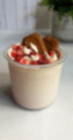 Strawberry Biscoff Cheesecake Protein Ice Cream