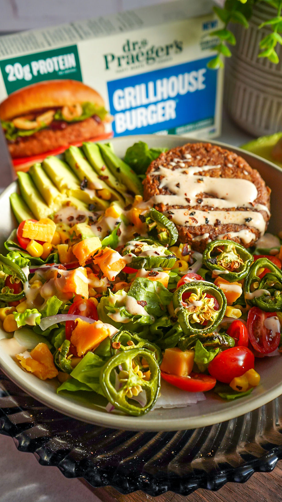 Grillhouse Jalapeño Cheddar Burger Bowl