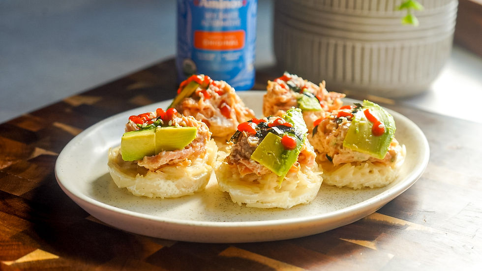 Crispy Rice Bites with Salmon