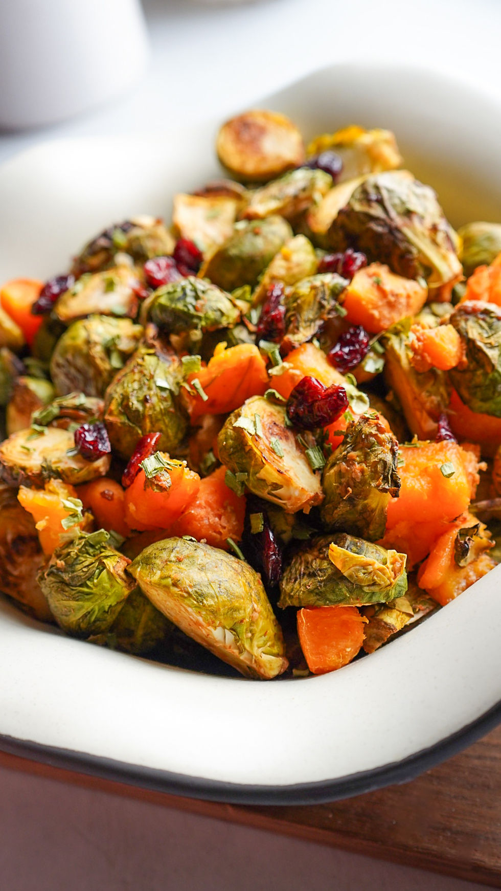 Miso Glazed Brussel Sprouts Fall Salad