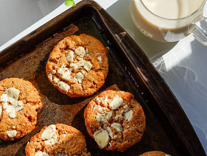 Strawberry Créme Brûlée Protein Cookies